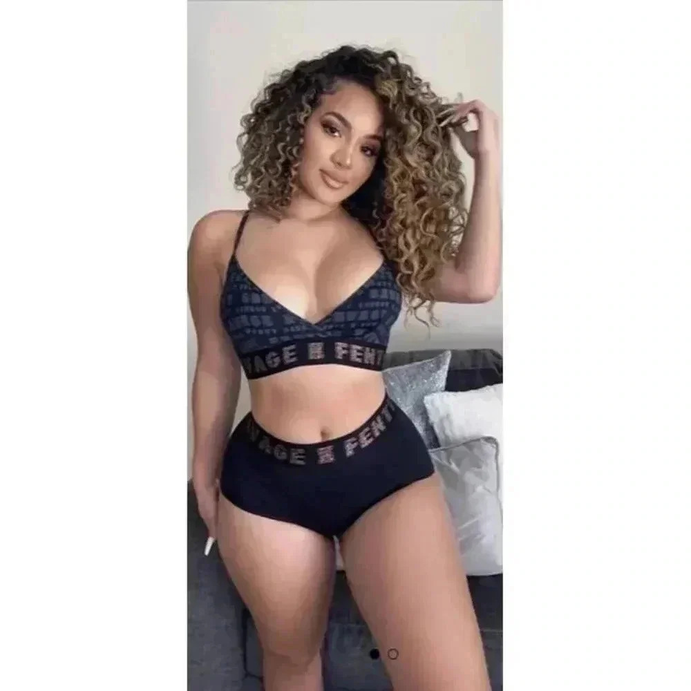 New Women’s Savage Fenty-Forever Savage Booty Short Black/gold Size Small